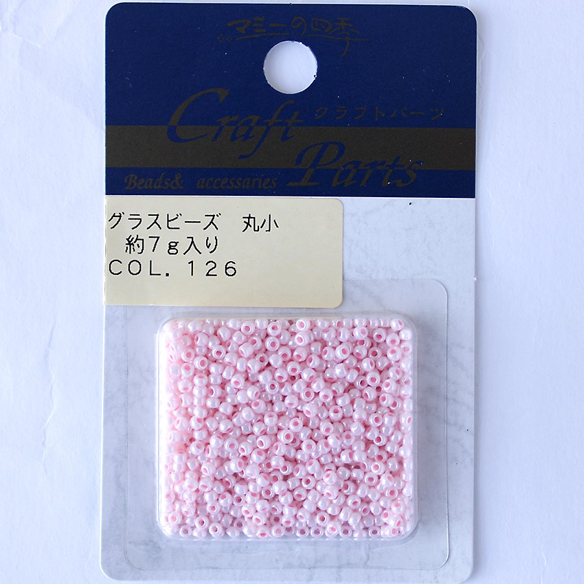 マミー グラスビーズ 丸小 col.126