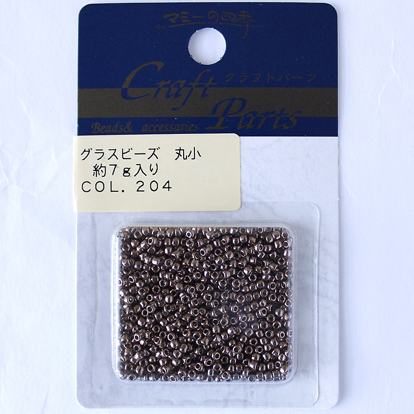 マミー グラスビーズ 丸小 col.204