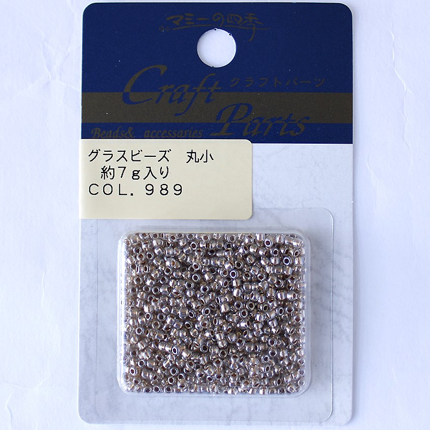 マミー グラスビーズ 丸小 col.989