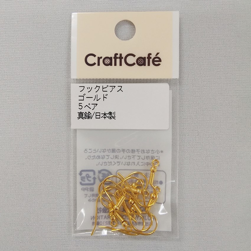フックピアス ゴールド 5P