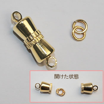 ビーズ　留め具パーツ　マンテル・クラスプ・ニューホックなど　マグネットクラスプD G