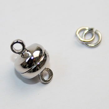 ビーズ　留め具パーツ　マンテル・クラスプ・ニューホックなど　マグネットクラスプE SV