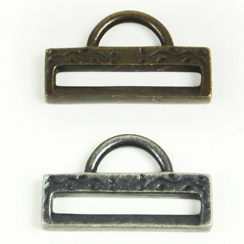 ビーズ　パーツ・チャーム　その他　ステッチ金具 幅広 K4943/B・I