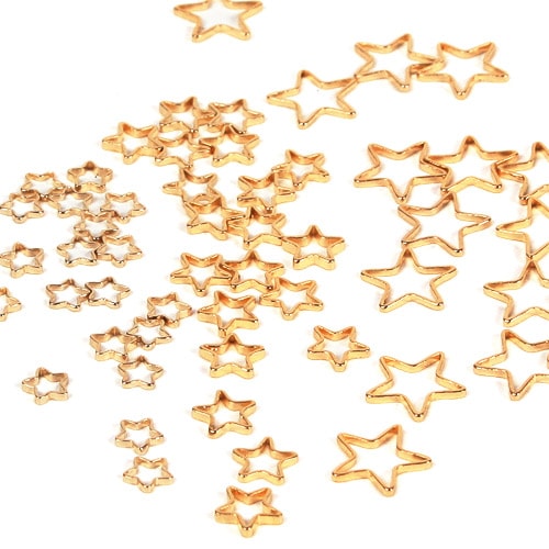 メタルパーツ ゴールド 星 SS/S/M ゴールド