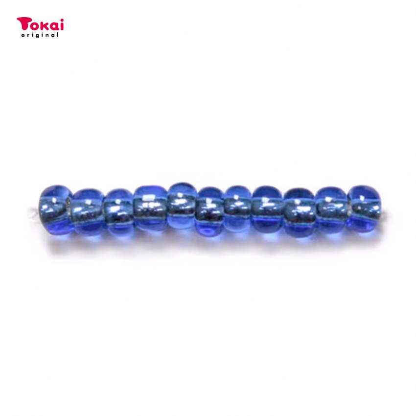 マミーの四季 グラスビーズ 丸小 7g 銀メッキ/35青