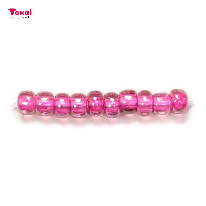 マミーの四季 グラスビーズ 丸小 7g 着色ラスター/356赤桃