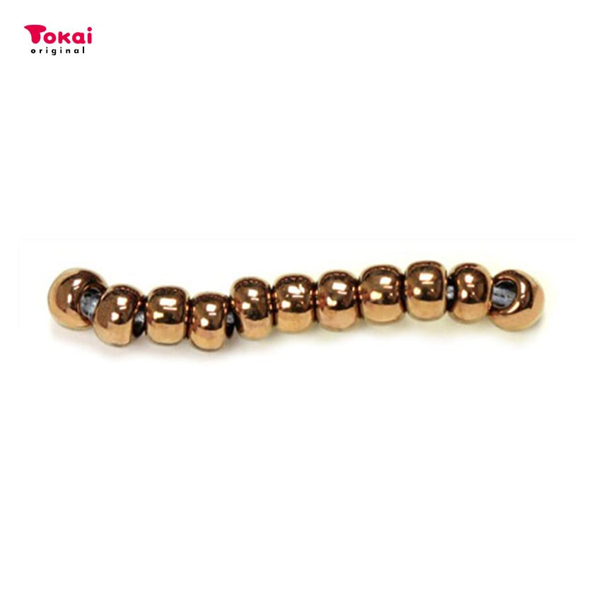 マミーの四季 グラスビーズ 丸小 7g コゲ金/221濃茶