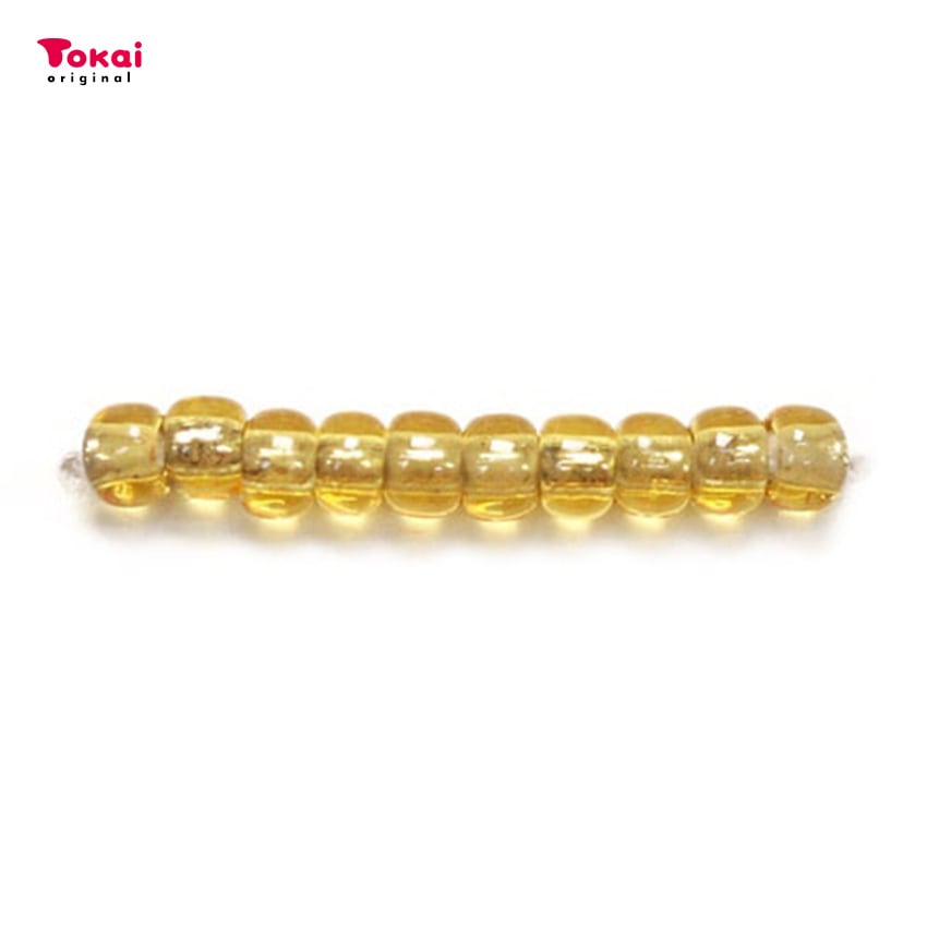 マミーの四季 グラスビーズ 丸大 7g 銀メッキ/22茶金