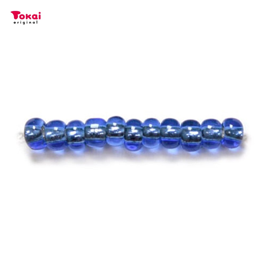 マミーの四季 グラスビーズ 丸大 7g 銀メッキ/35青