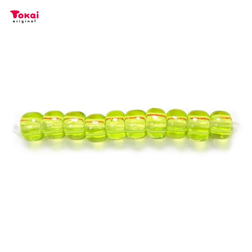 マミーの四季 グラスビーズ 丸大 7g スキ/4黄緑