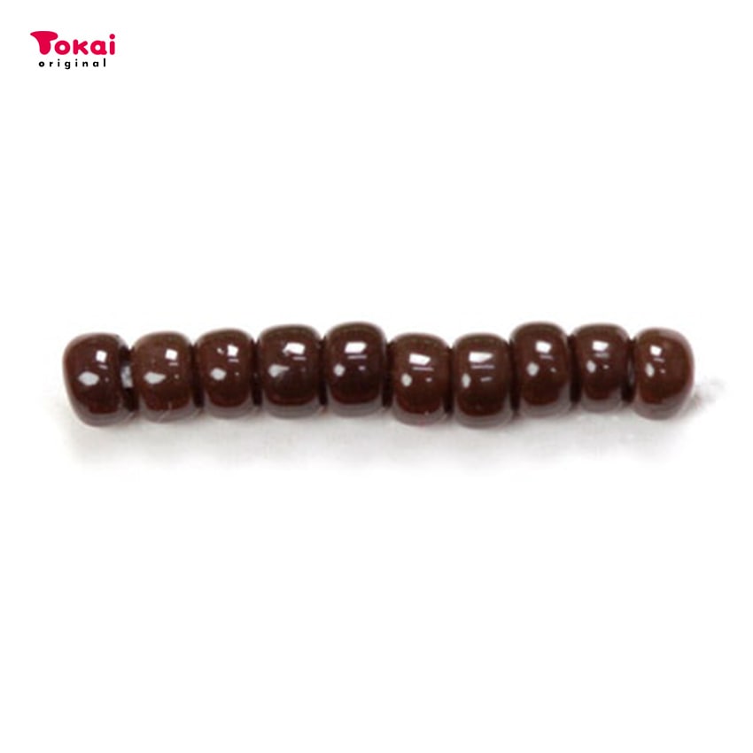 マミーの四季 グラスビーズ 丸大 7g ぎょく/46こげ茶