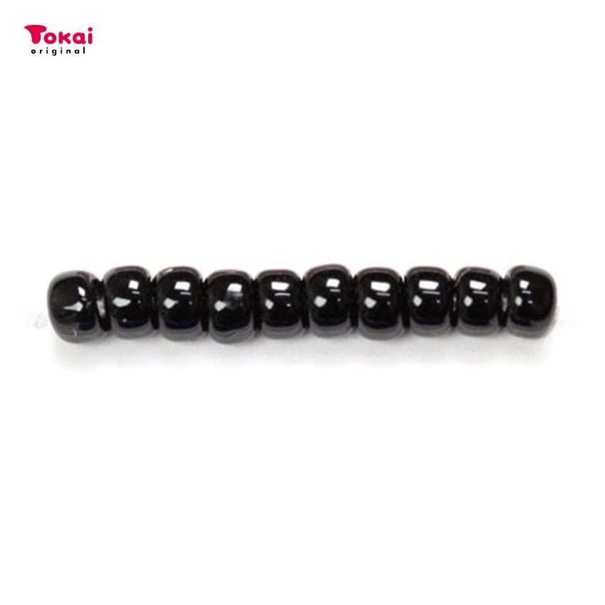 マミーの四季 グラスビーズ 丸大 7g ぎょく/49黒