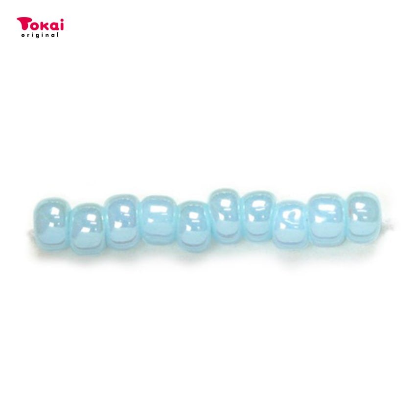 マミーの四季 グラスビーズ 丸大 7g ぎょくラスター/124薄水色