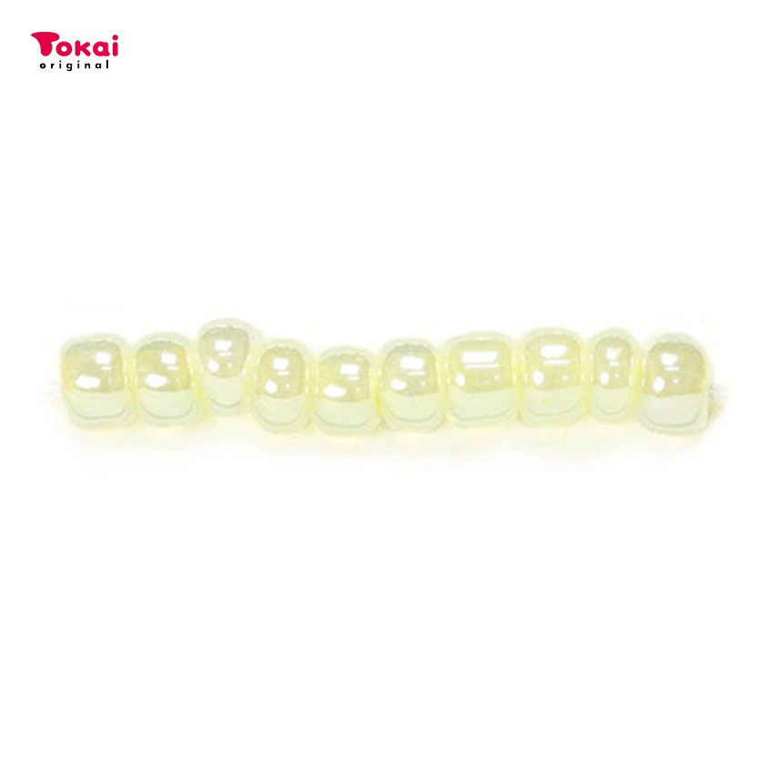 マミーの四季 グラスビーズ 丸大 7g セイロン着色/142薄黄