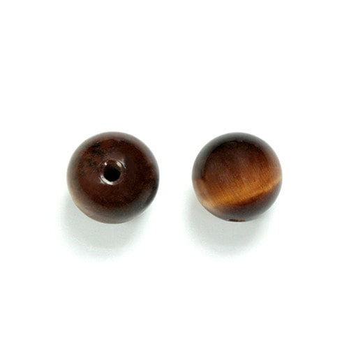 天然石　ビーズ　タイガーアイ　ラウンド 4mm 40個 799