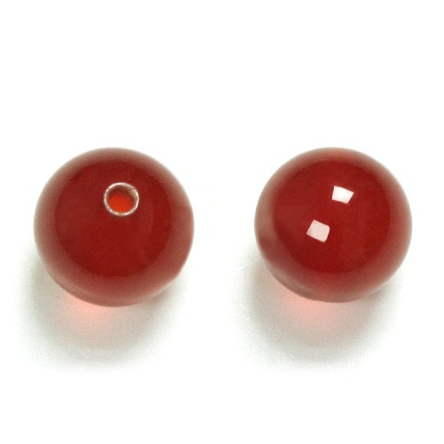 天然石　レッドメノウ　ラウンド 10mm 7個 812