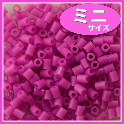 ビーズ　パーツ・チャーム　アイロンdeビーズ　ミニ　ピンクパープル 10-1079