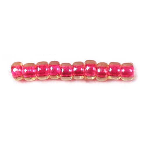 【大処分】ビーズ　グラスビーズ　丸特小 着色ラスター/365紅