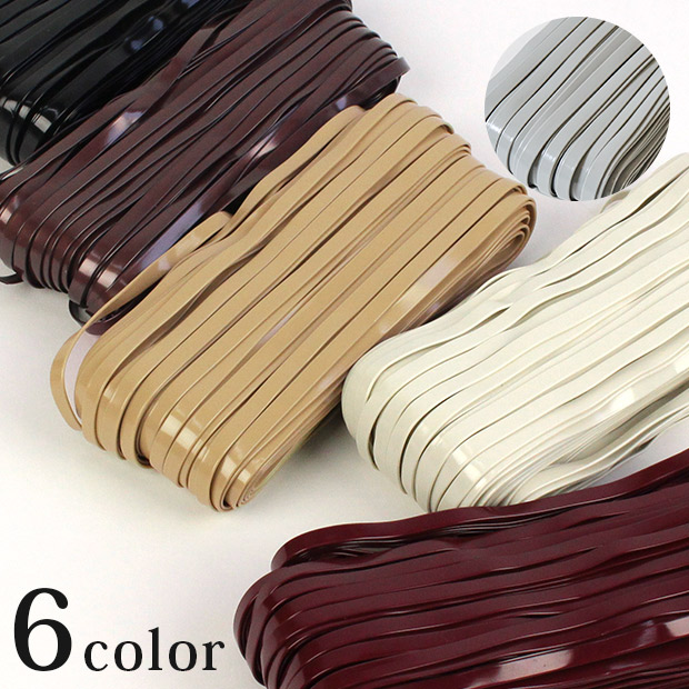 イロハコード(ハワイアンコード) 5mm幅 30m入 エナメルカラー 全6色