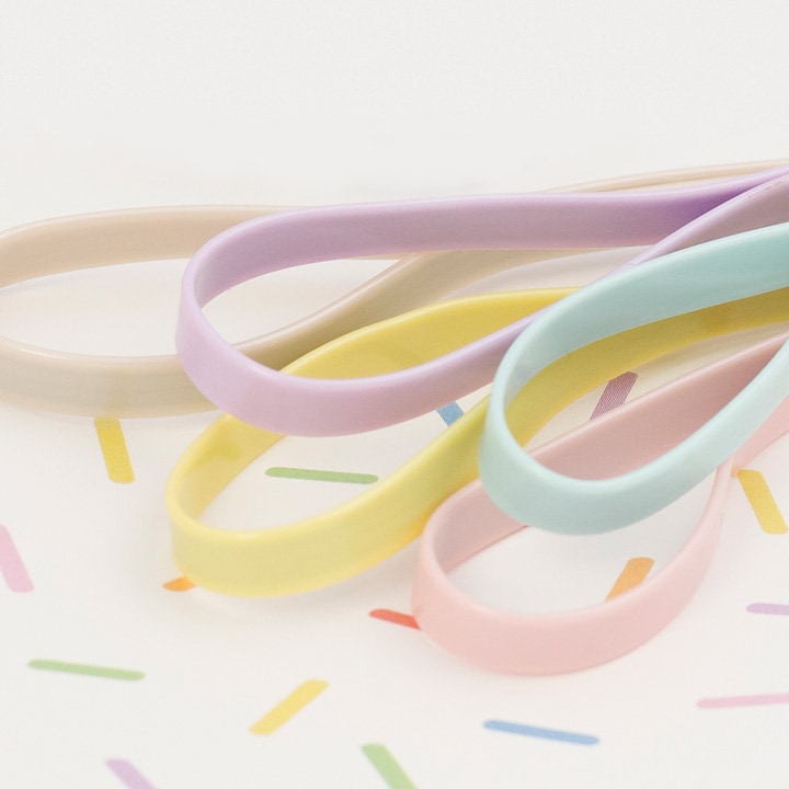 イロハコード(ハワイアンコード) 5mm幅 30m入 エナメルカラー パステル 全5色