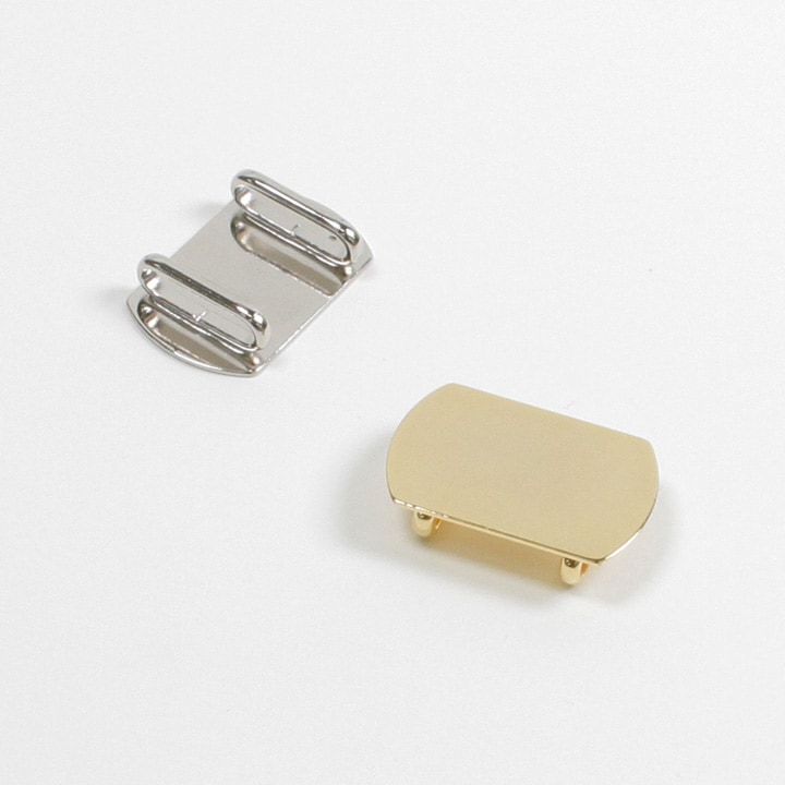 帯留めパーツ 貼り付け用 16×26mm