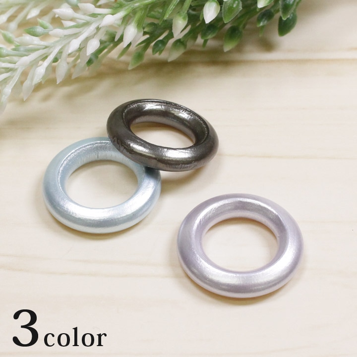 【お買い得品】ウッドパール フープ 約23mm 1ヶ