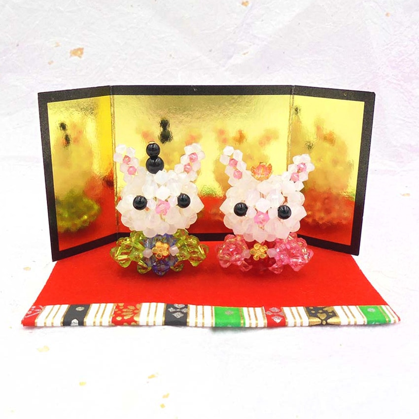 【ひな祭りビーズ】完成品 飛び出す物語～ひな祭り～ 【ビーズマニア】 | アイテムで探す