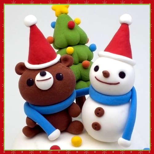 軽量粘土　天使のねんど・クレイマジック メルヘンキット クリスマスドーム
