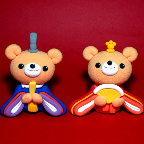 【お買い得品】軽量粘土　天使のねんど・クレイマジック 工作キット くまちゃんびな