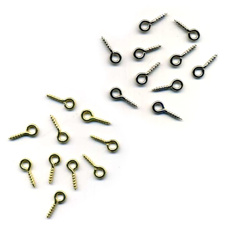 アクセサリー金具　ヒートン(小) 10ヶ入 ゴールド・シルバー