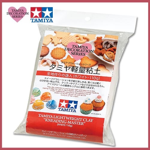 タミヤデコレーションシリーズ　タミヤ軽量粘土 生地作りの達人(ホワイト・110g)