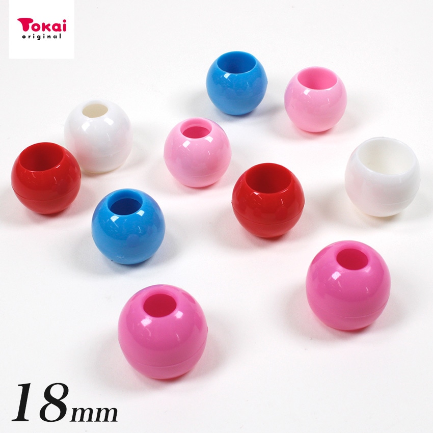 CraftCafe プラ丸カン 18mm カラーループエンド1