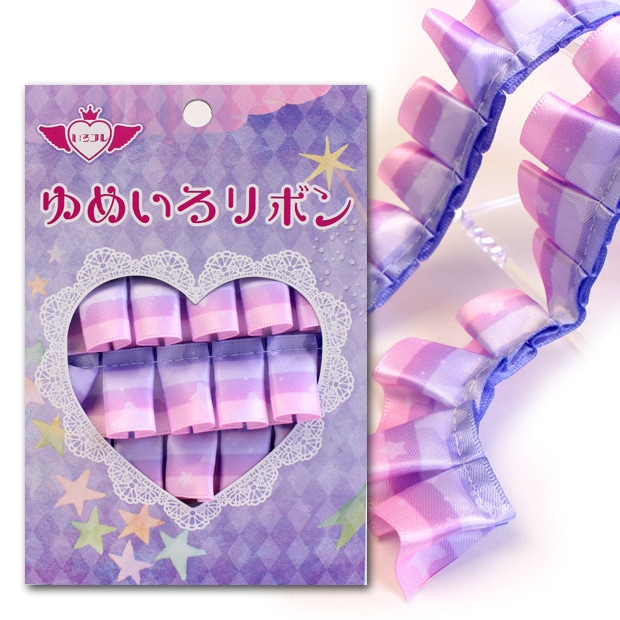 いろコレ ゆめいろフリルリボン 24mm 50cm カット ICR-005