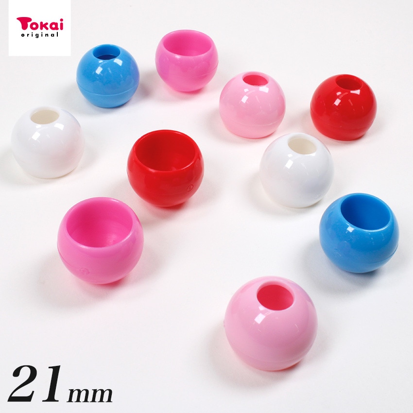 CraftCafe プラ丸カン 21mm カラーループエンド1