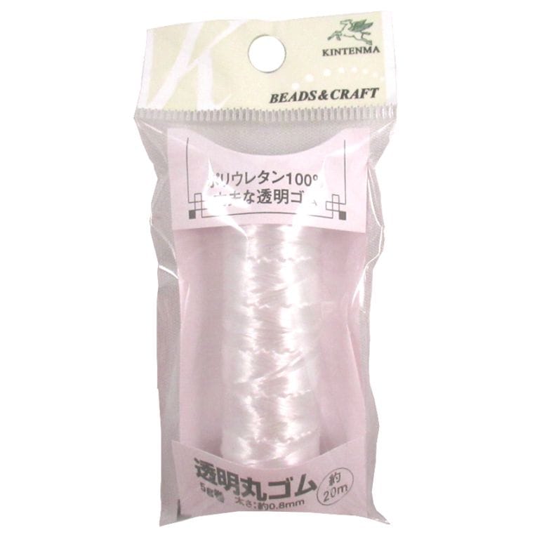 金天馬 透明丸ゴム 20m
