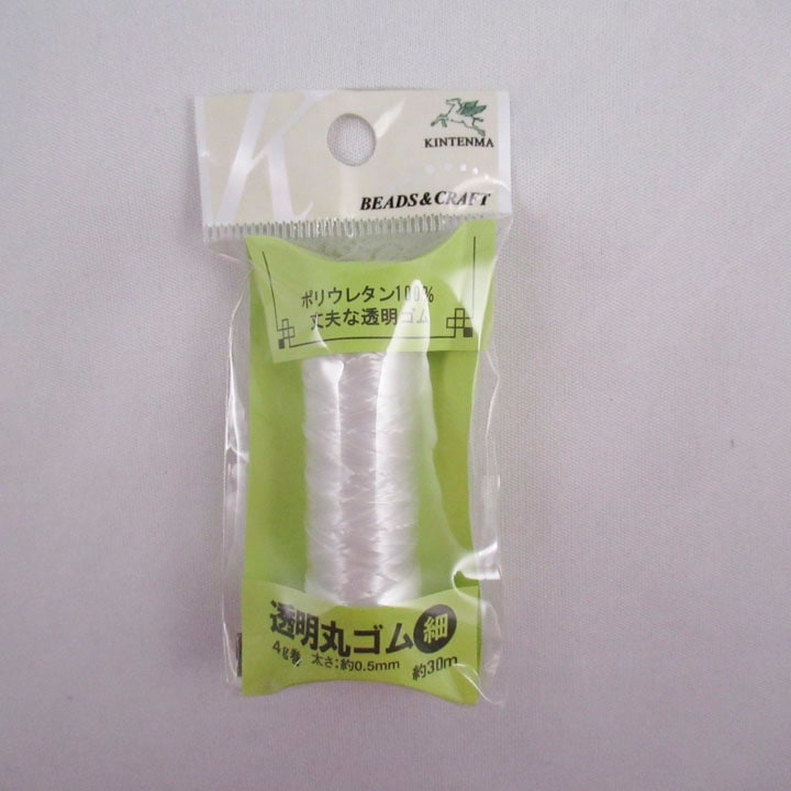 金天馬 透明丸ゴム 細