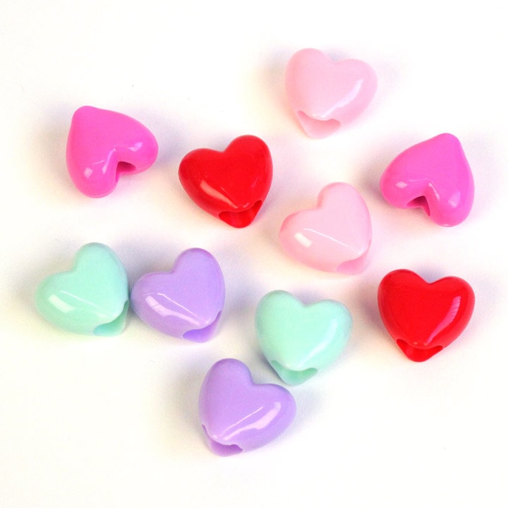 CraftCafe ゆめふわ ハート形 ループエンド 2個入り