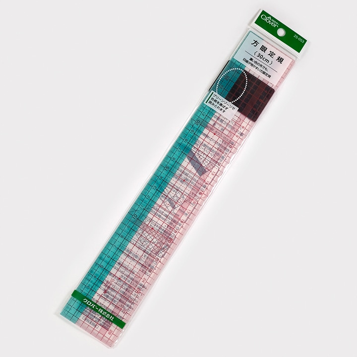 クロバー 方眼定規 30cm 25-053 | メジャー・定規 | 手芸用品の卸売り