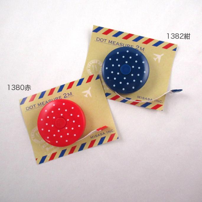 ドット柄メジャー (2m)