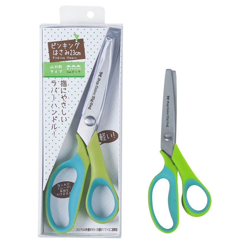 ミササ ピンキング はさみ 8211 ライムグリーン
