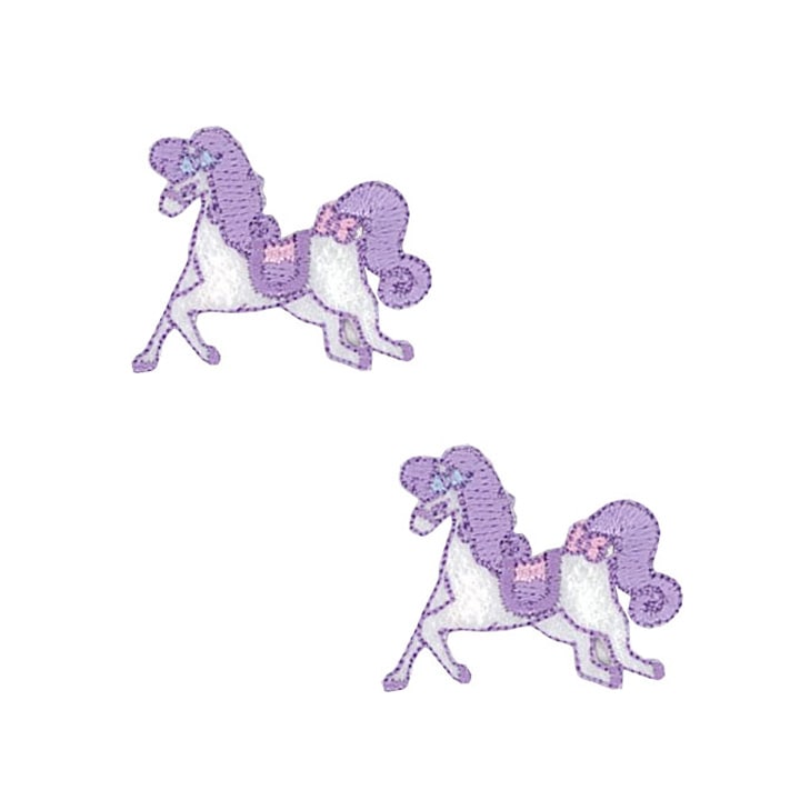 クラシカルモダンシュシュ ミニワッペン 白馬 CMOC-24