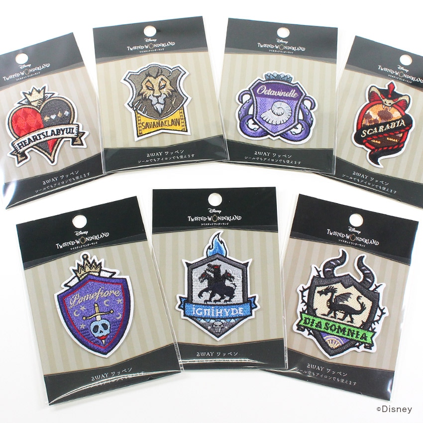 【お買い得品】ツイステッドワンダーランド 2WAYワッペン
