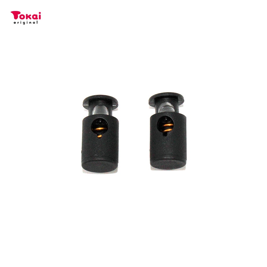 紐ホルダー ミニ 円筒 黒2ヶ No241