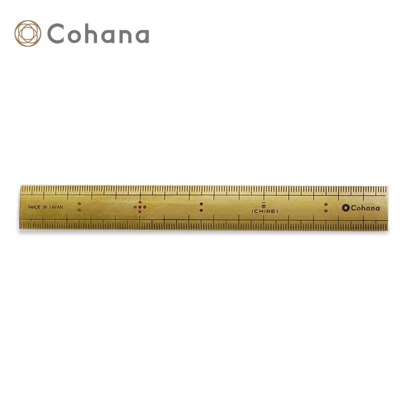 Cohana 真ちゅうの竹尺 15cm 