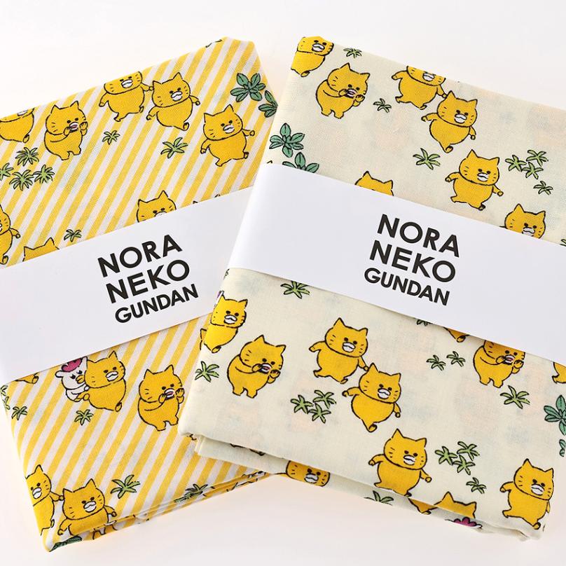ノラネコぐんだん ノラネコさんぽ シーチング 1m カットクロス
