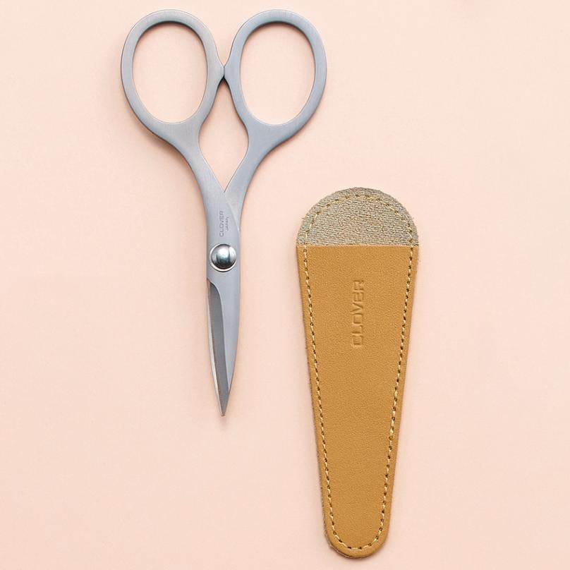 クロバー 手芸ステンレスはさみ シャープル115mm 本革サック付