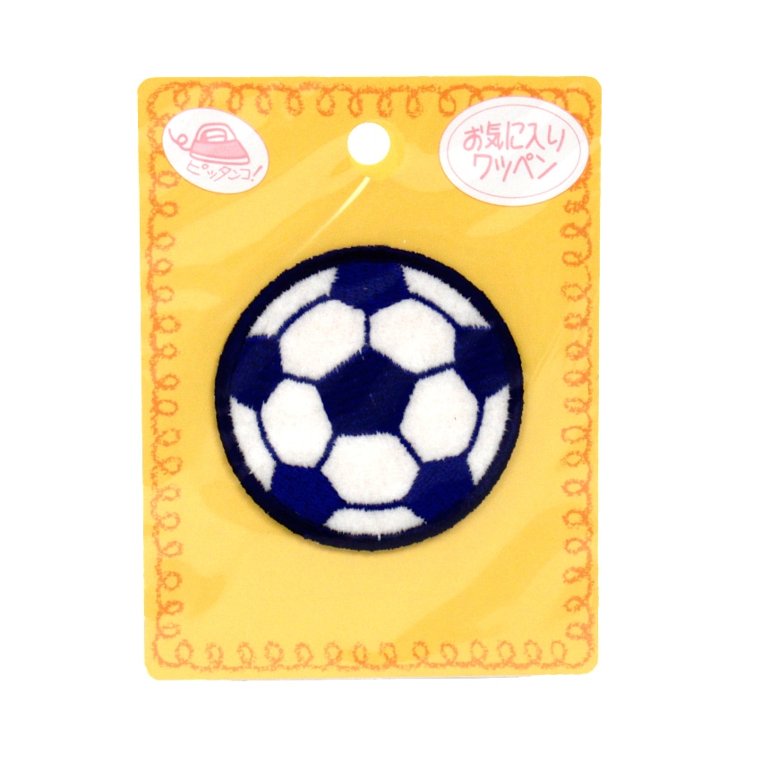 【お買い得品】お気に入りワッペン MOW  476 サッカーボール