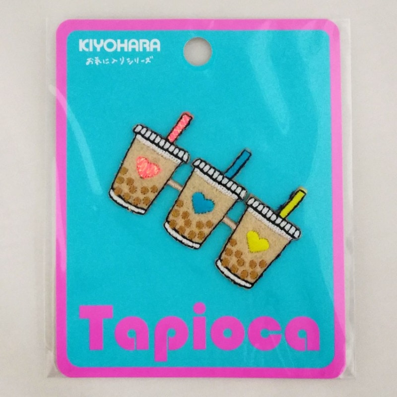 【お買い得品】お気に入り 連続ワッペン タピオカ 