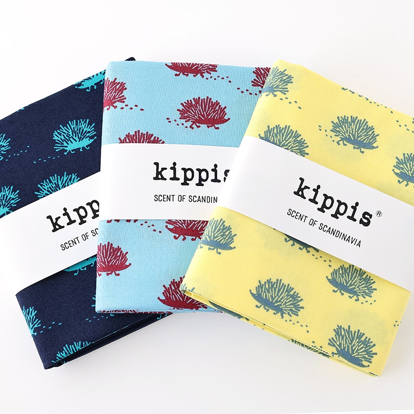 kippis はりねずみたち シーチング 50cm カットクロス