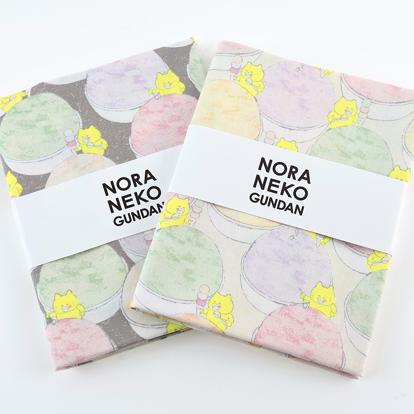 ノラネコぐんだん ノラネコアイス シーチング 50cm カットクロス